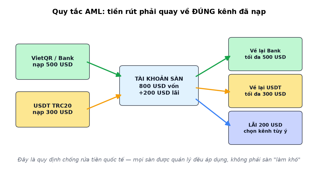Minh hoạ bẫy ủy thác đầu tư và nhóm tín hiệu