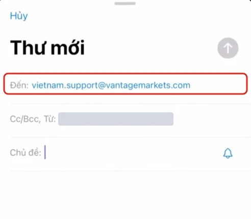 Thư mới gửi tới vietnam.support@vantagemarkets.com, email người gửi đã che.