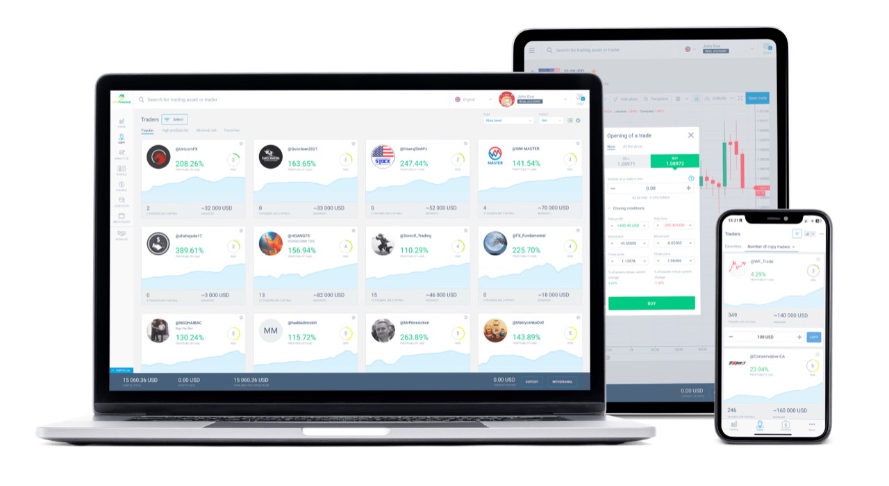 Nền tảng giao dịch MT4/MT5 của LiteFinance