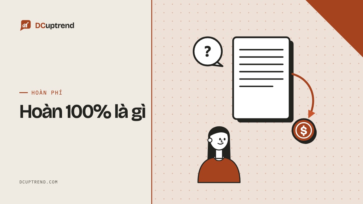 Banner đề mục: Hoàn 100% là gì