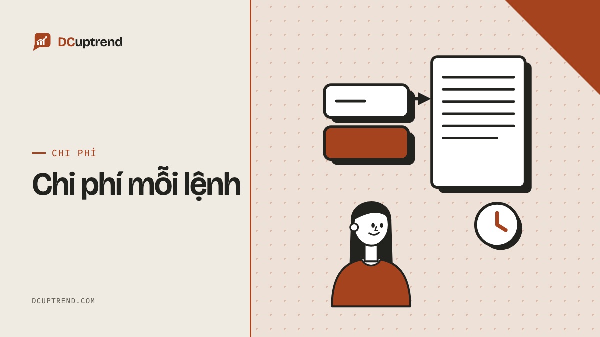 Banner đề mục: Chi phí mỗi lệnh