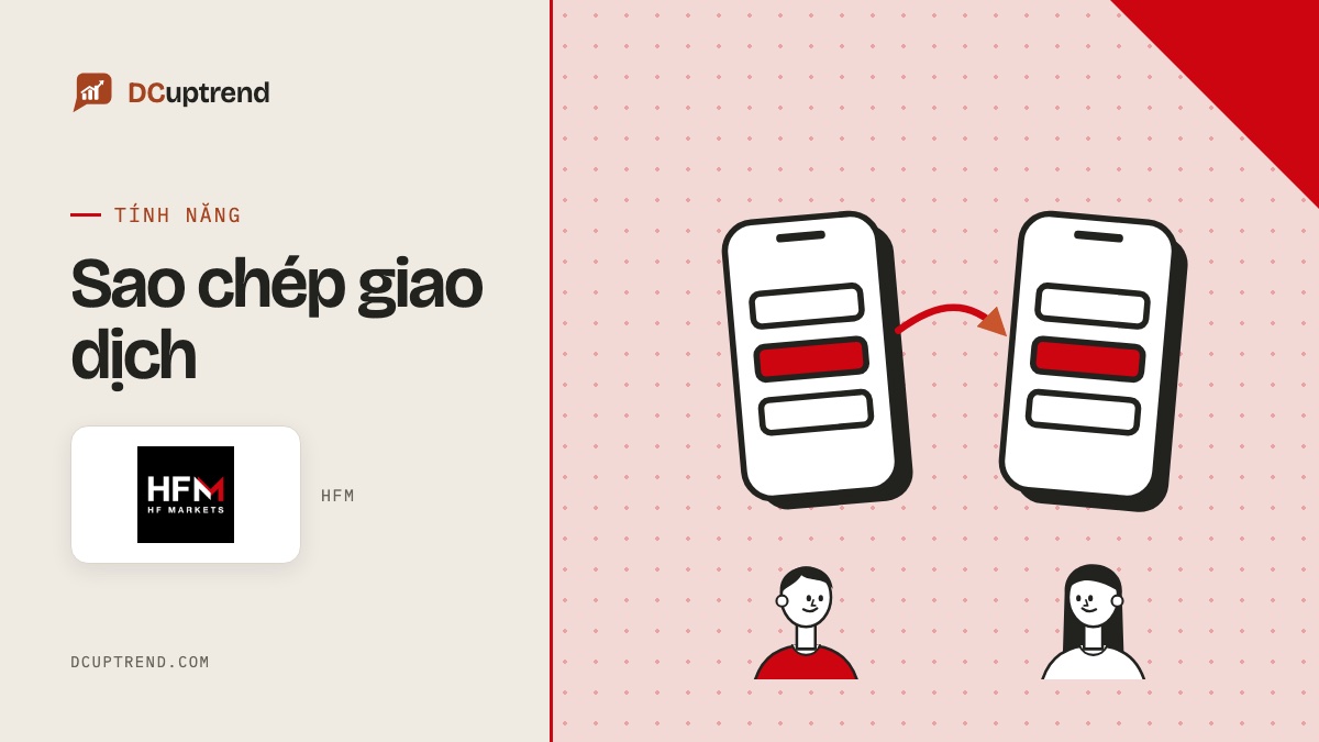 Banner đề mục: Sao chép giao dịch, kèm logo HFM