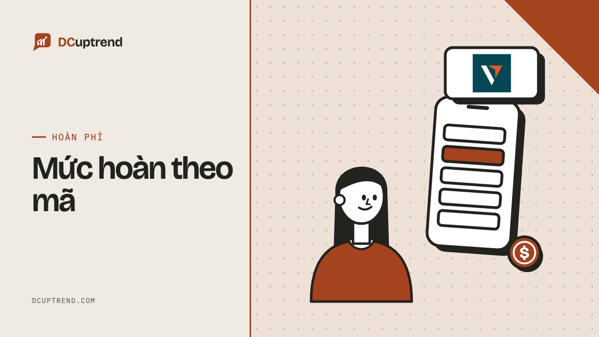 Banner đề mục: Mức hoàn theo mã, có logo sàn trong hình