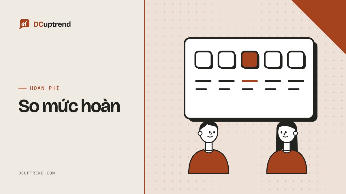 Tranh minh hoạ: So mức hoàn giữa các sàn